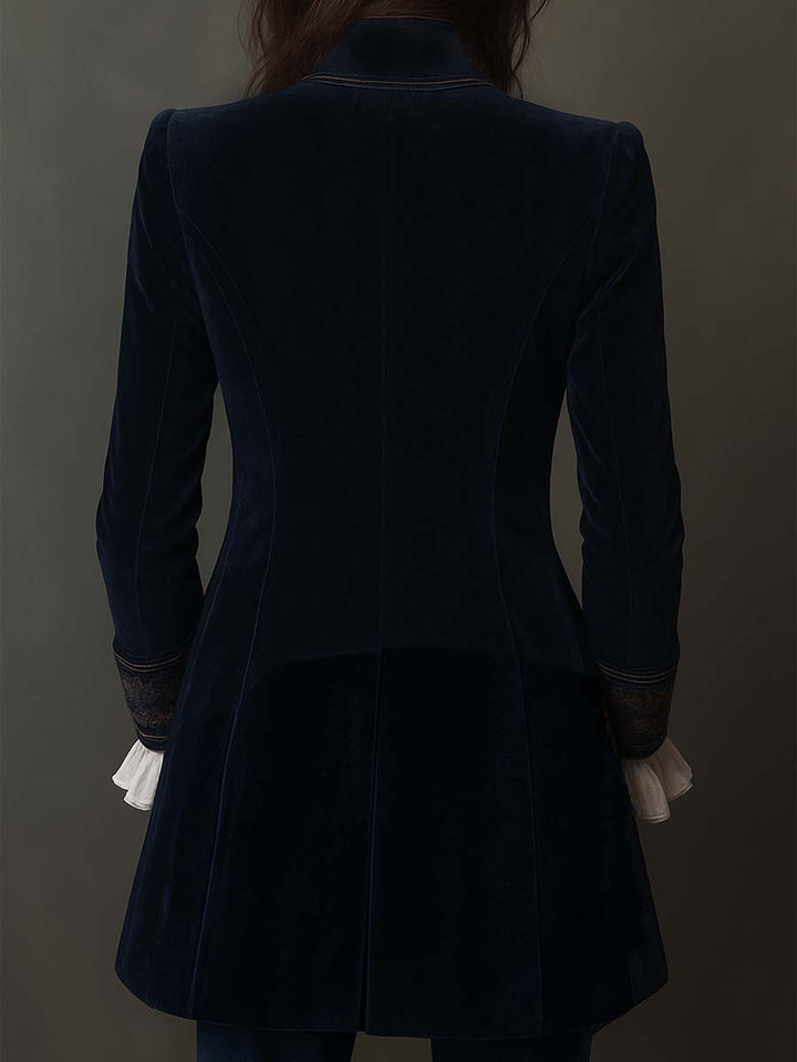 Viona | Giacca Lunga Vintage Ricamata