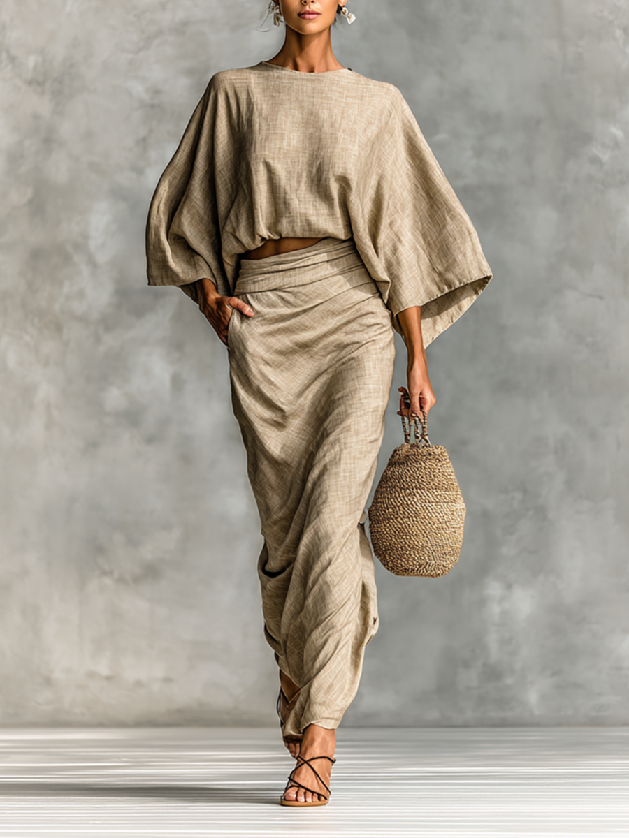 Flora | Set Gonna con Maniche Lunghe