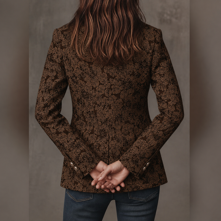 Liora | Blazer Aderente da Donna Morbido Paisley