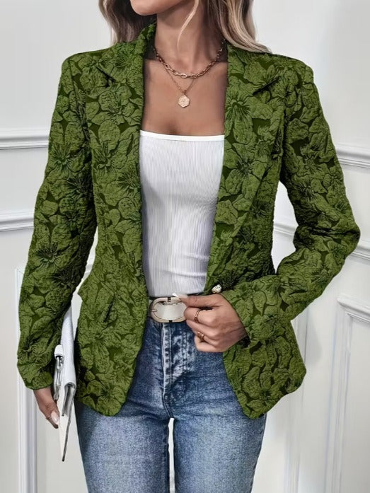 Liora | Blazer Aderente da Donna Morbido Paisley