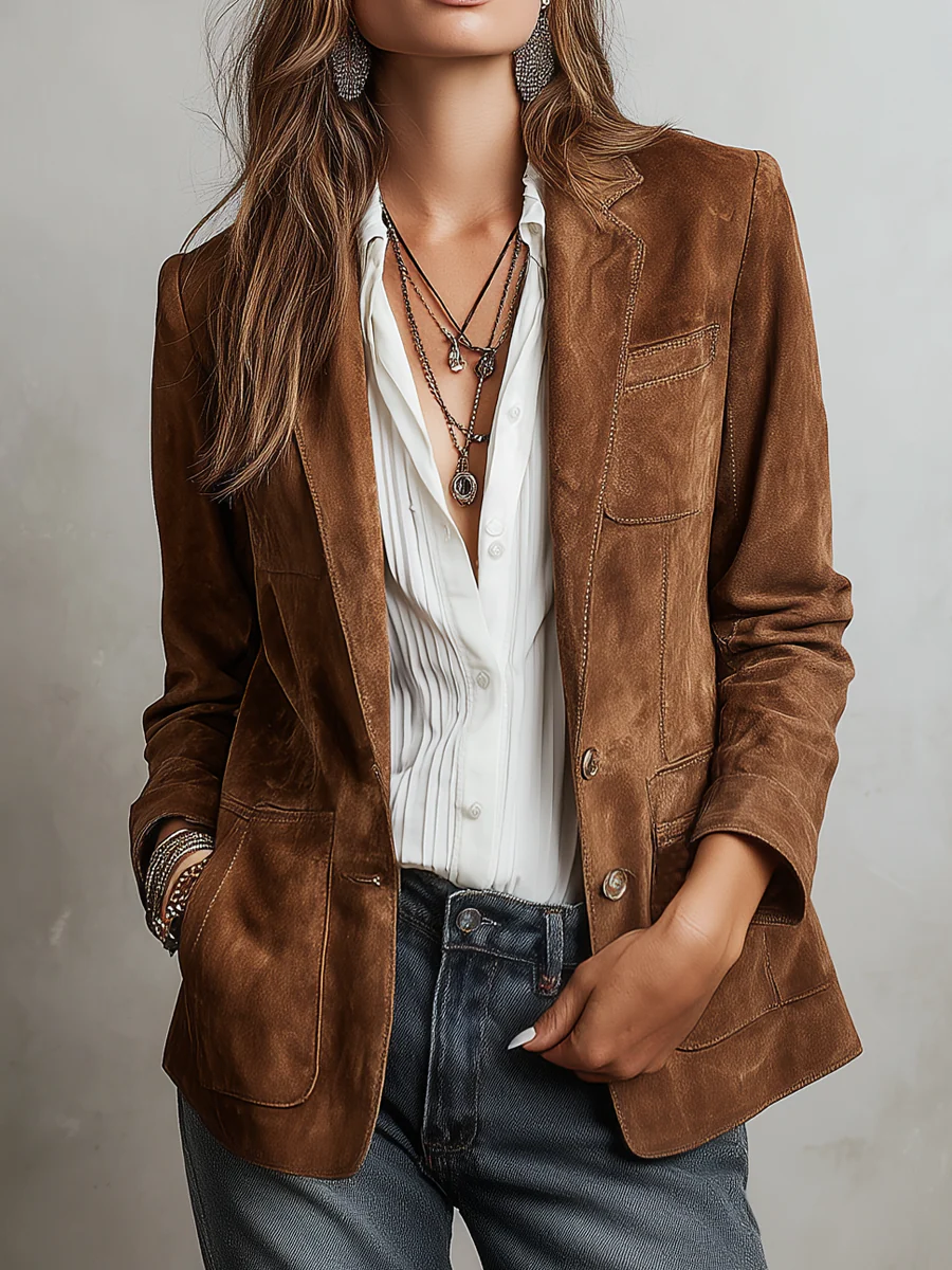 Aurea | Blazer Vintage Marrone