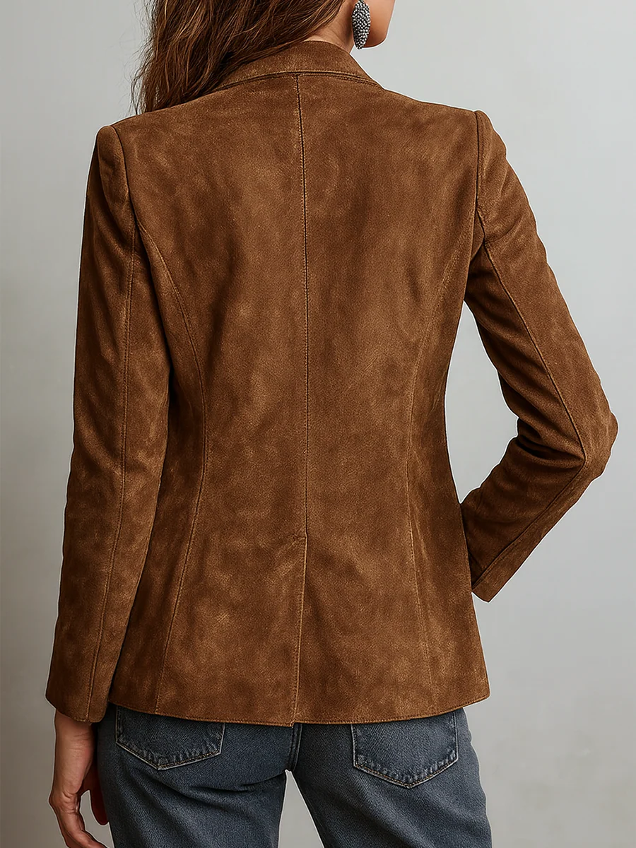 Siena | Blazer da Donna Vintage Marrone